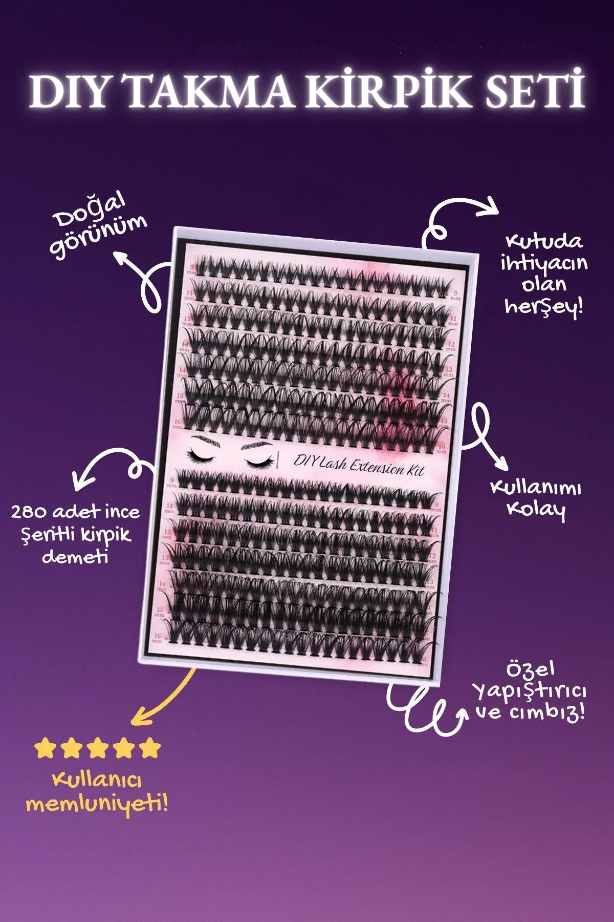 Noire Takma Kirpik Seti