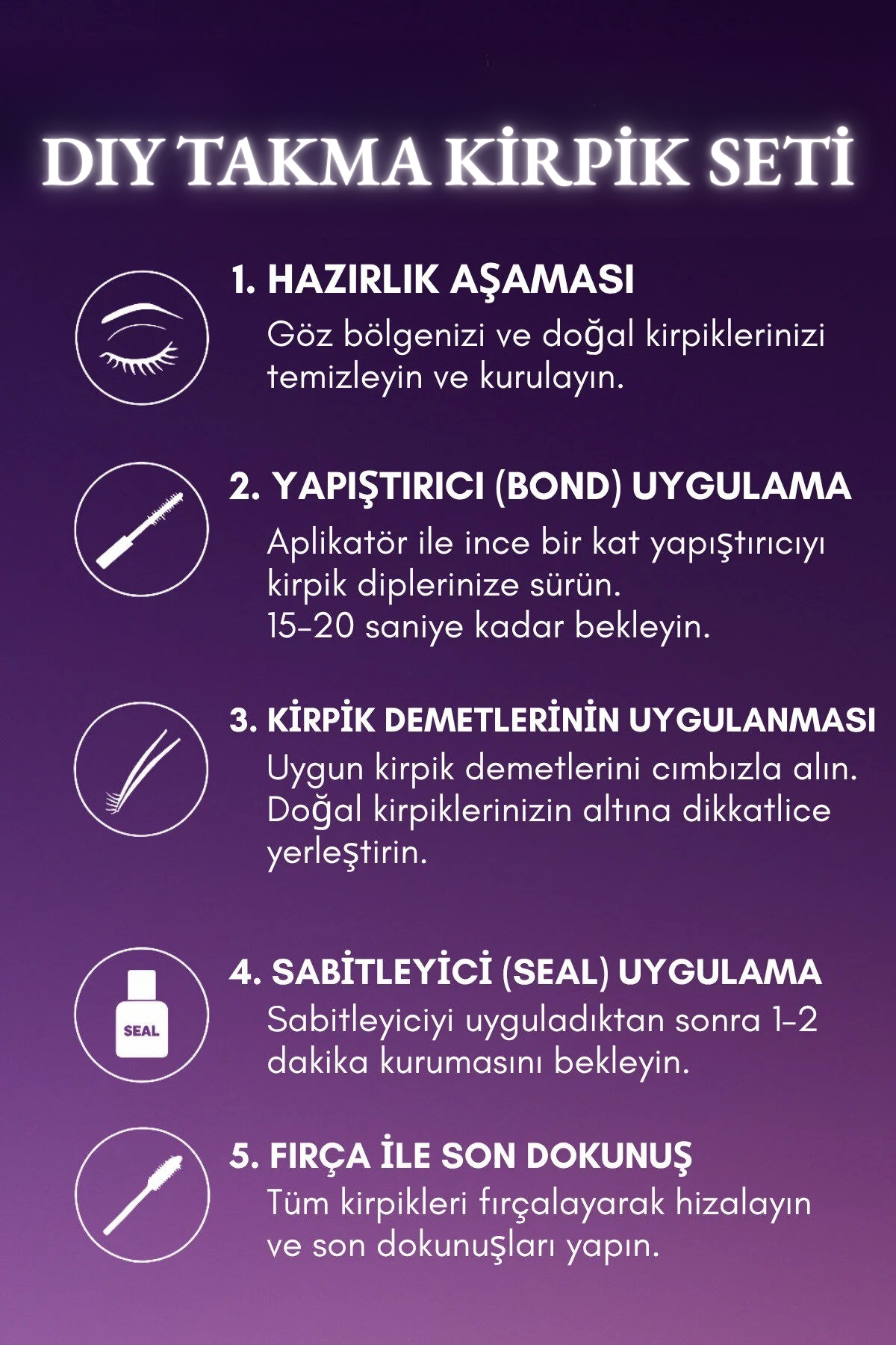 Noire Takma Kirpik Seti