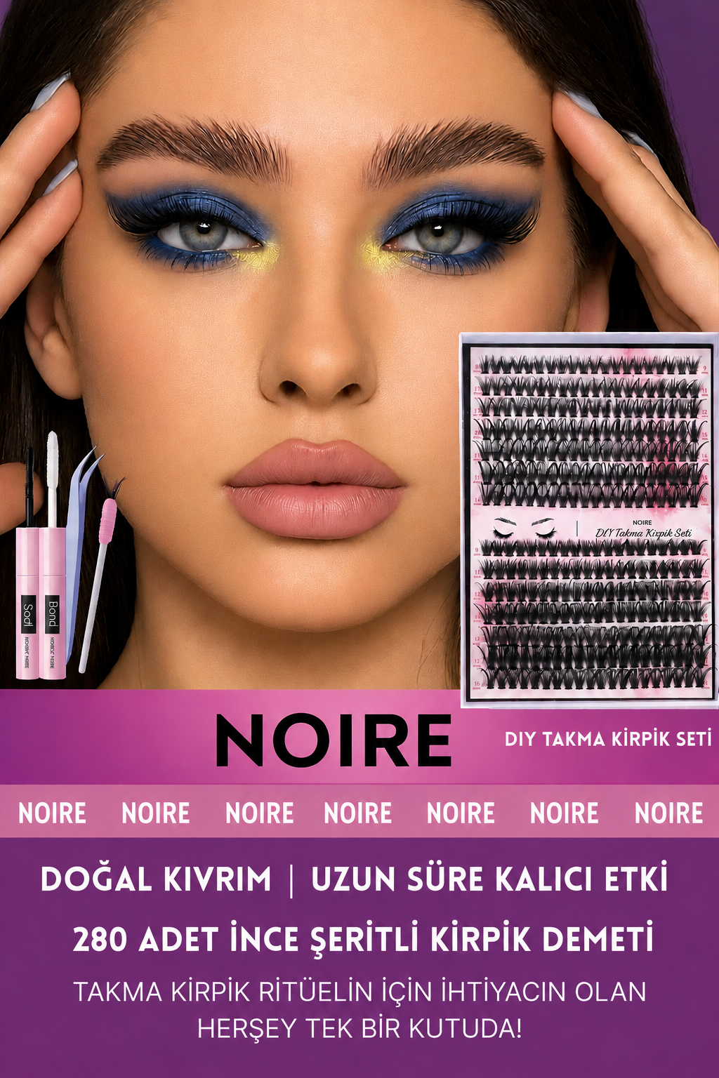 Noire Takma Kirpik Seti 280 Adet